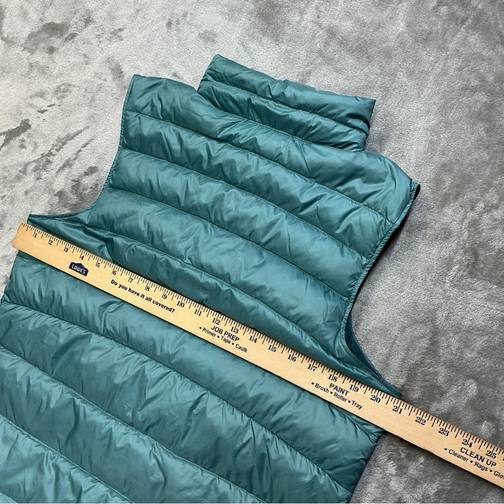 REI 650 Down Quilted puffer Vest Womens Large Tundra teal outdoor hiking trail - Picture 8 of 11